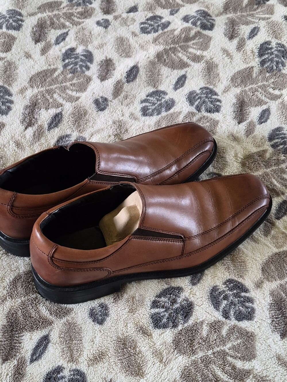 Kenneth Cole Men's Slip-On Dress Shoes - Brown Leather